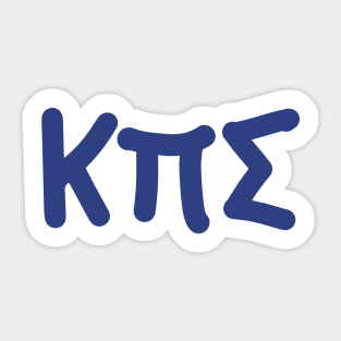 Kappa Pi Sigma Sticker